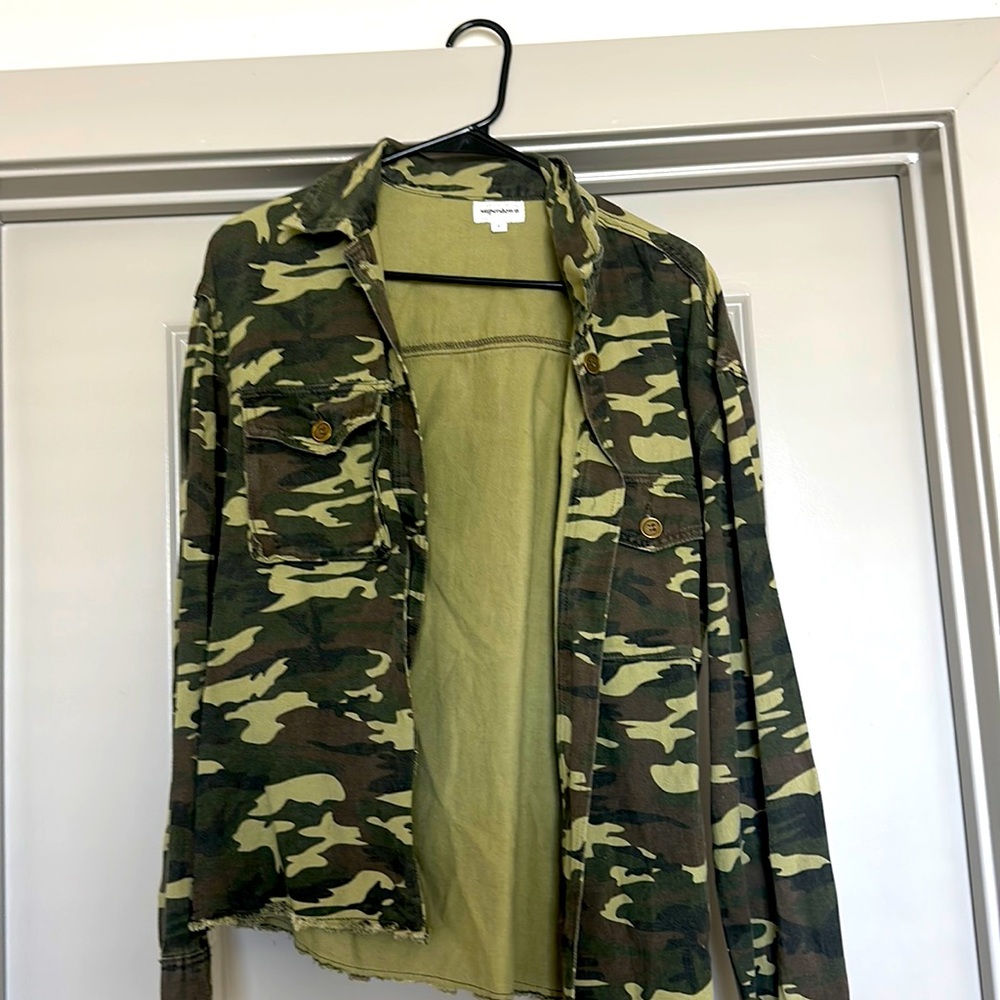 Super down Camo utility Jacket